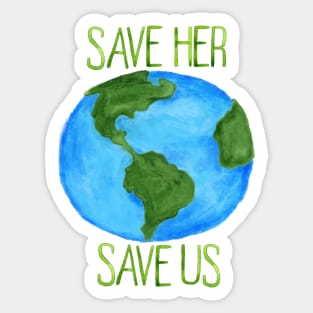 Save Mother Earth Sticker